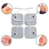 Coussinets de machine TENS Gel hypoallergénique pour peau sensible, dos/genou/douleurs articulaires Thérapie physique Coussinets EMS à usage domestique et professionnel