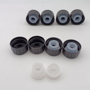 Gran oferta de alta calidad, tapón de rosca redondo de plástico para té de aceite de 30mm para envasar botellas de aceite de oliva con forro de plástico y volquete - Product Image 5