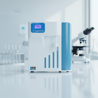 Machine de production d'eau ultra-pure de laboratoire avec plusieurs points de distribution et une qualité d'eau constante et élevée