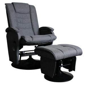 Fauteuil inclinable en cuir PU ou en tissu pour home cinéma, avec tabouret, acceptant la personnalisation OEM - Product Image 1