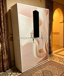 Armoire en acier pour chambre à coucher, idéale pour maisons en <span class=keywords><strong>location</strong></span>, armoire de rangement en métal et fer forgé, placard pour bébé, armoire simple pour enfants - Product Image 1