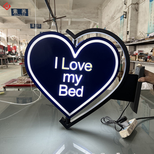 ป้ายไฟ LED อะคริลิคสี่เหลี่ยมใสสีสันสดใส ป้ายไฟโฆษณาโลโก้ธุรกิจแบบกำหนดเอง - Product Image 6