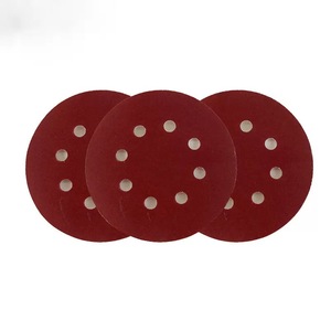 5 Inch Schuurschijven Rond Haak En Lus Schuurpapier Voor Willekeurige Orbitale Schuurmachine - Product Image 1