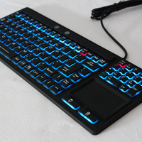 Nouveau clavier industriel médical USB 2.0 mécanique étanche IP68 avec rétroéclairage LED, prix d'usine