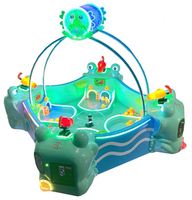 Jeu d'arcade de tir intérieur à monnayeur pour parc de trampolines et de sports de jardin, en fibre de verre et métal, jeu de rédemption