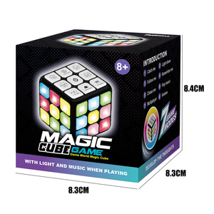 4-in-1 Handheld elektronisches Puzzlespiel <span class=keywords><strong>Cube</strong></span> Memory Brain Training Toys STEM Pädagogischer blinkender Musik würfel für Kinder Erwachsene - Product Image 6