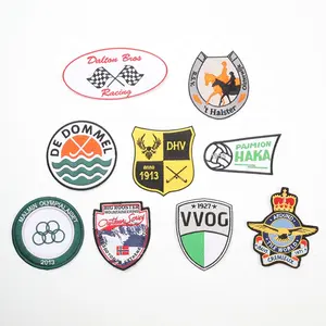 Embroidered Badges Designer Services Custom Made Sports Logo Embroidery Patches for Soccer Clothing