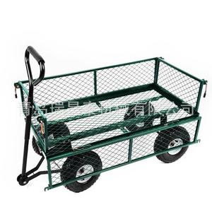 Carrito de herramientas de jardín hecho a medida 89X49X25 con ruedas inflables de 10 pulgadas, capacidad de carga de 150 kg, carrito exterior para herramientas - Product Image 1
