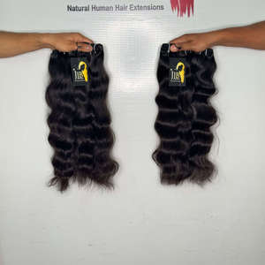 ผมอินเดียแท้คุณภาพสูงขายส่ง, ผมมนุษย์แบบ Body Wave, ผมอินเดียแท้แบบตรง แบบหยักศก แบบลอน - Product Image 2