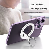 Support magnétique pour téléphone portable avec support de bureau en métal pour une utilisation sur le bureau