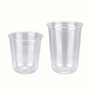 Vaso de Café de Plástico PP de 16 oz/22 oz, con Forma de U, para Bebidas Calientes, con Tapa y Logotipo Personalizado - Product Image 4