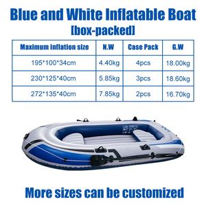 두꺼운 친환경 PVC 인플레이터블 보트 딩기 낚시용 2-4인용 내구성 GPSR 인증 중국산 - Product Image 4