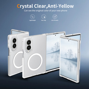 เคสโทรศัพท์ใสแบบด้านสำหรับ Samsung Galaxy Z Fold 8 7 6 แบบขายส่ง รองรับการปรับแต่งแบบแม่เหล็ก - Product Image 5