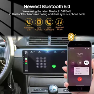 Rádio de Carro Hicbest Universal Android 10 2 Din com Navegação GPS, Player Multimídia Auto, Tela Sensível ao Toque, Áudio Estéreo, 1 Ano - Product Image 4
