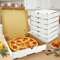 Boîte à pizza carrée en carton de haute qualité APP, modèle JX-110, 12 x 12 x 2, ventilée, durable, pour gâteaux ou livraison de repas