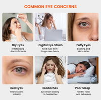 Meilleur Masque de Sommeil Personnalisé pour Usage Domestique, Élastique, Doux, Chaleur Apaisante, Compresse Chaude, Technique de Tricot, Masques Oculaires Chauffants, Compresse Chaude à la Vapeur