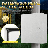 Caja Eléctrica de Acero Inoxidable 304, Caja de Conexiones Eléctrica para Interiores/Exteriores, Resistente a la Intemperie, Antioxidante y Anticorrosiva