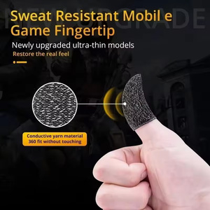 Gaming Finger Sleeve Breathable Fingertips For PUBG Games Anti-Sweat Touch Screen Finger <b>Cot</b> Cover Sensitive Mobile Touch Gloves - Product Image 5