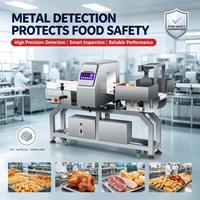 Détecteur de métaux à bande transporteuse avancé, haute sensibilité, machine de détection de contamination pour l'industrie alimentaire