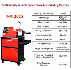 Machine de réparation et de rectification des disques et des tambours de <span class=keywords><strong>frein</strong></span> de voiture MA-2018 - Product Image 4