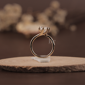 Bague de fiançailles pour femme en diamant de laboratoire de 2,5 carats en argent, or 10 carats, or 14 carats, or 18 carats, bijoux fins pour mariage - Product Image 2