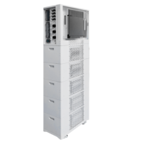 Batterie ESS empilable étanche IP65 40 kWh + onduleur 24 kW - Haute tension 400 V, contrôle via application WiFi+BT, évolutif à une seule couche