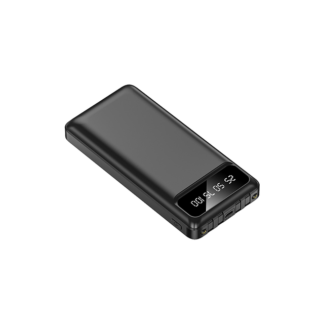 New Arrival High Capacity 20000mAh Portable Power Bank with Built-in Micro USB Cable Multi-function Fast Charging & LED Display