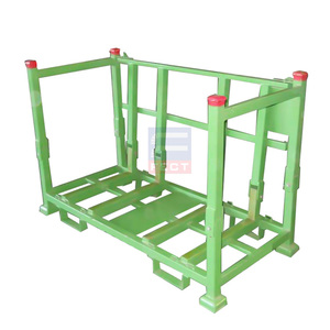 Heavy Duty Stackable Steel Side Open Metal Storage Box Pallet