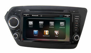 Lecteur multimédia de voiture 8 "Android 14 pour <span class=keywords><strong>Kia</strong></span> K2 <span class=keywords><strong>Rio</strong></span> 3 2010 2012 <span class=keywords><strong>2013</strong></span> 2014 2016 <span class=keywords><strong>Autoradio</strong></span> GPS Navigation WiFi - Product Image 2