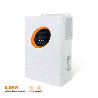 3KVA 5KVA שמש מהפך 24V 48V שמש היברידי מהפך טהור סינוס גל כבוי גריד מהפך למערכת שמש עם MPPT שמש מטען