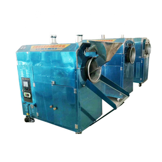 Industrial Electric Stainless Steel Rotary Roasting Grain Corn Dried Fruit Spice Bean Sunflower Seed Nut Gas Nut Roaster Machine
