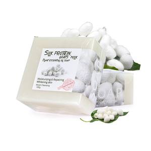Sabun Mandi Pemutih Kulit Alami 100g Private Label, Sabun Yoni Wash Protein Sutra, Susu Kambing, Sabun Mandi Pemutih Kulit Sutra - Product Image 3