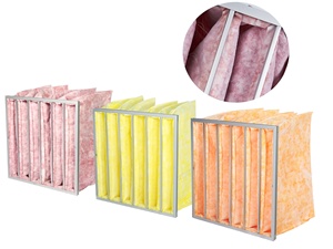 FRESH Filtre à air industriel moyen en fibre de verre personnalisé M5 M6 F7 <span class=keywords><strong>F8</strong></span> F9, élément filtrant de poche, garantie 3 ans, 35%-95% - Product Image 6