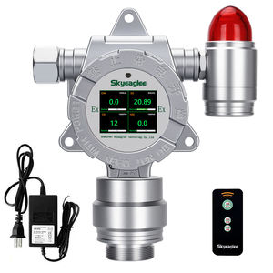 벽걸이형 고정식 4-in-1 가스 감지기 (EX H2S CO O2, RS485 4-20mA 출력) 산업 안전 온라인 분석기 - Product Image 1