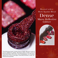 MissGel Nouvelle Arrivée 24 Couleurs Vernis Gel Disco Réfléchissant Sans HEMA OEM/ODM Sans TPO Gel UV Vernis à Ongles Gel Diamant Rouge Pailleté
