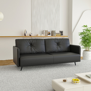 Juego de Sofás de Cuero Nórdico de Color Personalizado, Apto para Sofás Dobles en Apartamentos Pequeños, Hoteles, Relleno de Esponja, Sofás de Salón Familiar - Product Image 6