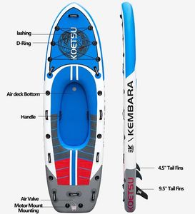 LUYA Kayak <span class=keywords><strong>da</strong></span> <span class=keywords><strong>pesca</strong></span> con Air Deck Set per 1 ~ 2 persone addensato Canoe Rafting Boat pieghevole all'aperto <span class=keywords><strong>barca</strong></span> oceanica <span class=keywords><strong>regalo</strong></span> di compleanno - Product Image 3