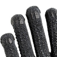 Guantes de Trabajo de Algodón Económicos con Recubrimiento Antideslizante de Puntos Negros en la Palma para Automoción