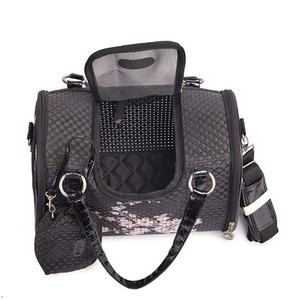 Retro çiçek nakış su geçirmez örgü Pet köpek araba taşıyıcı - Product Image 6