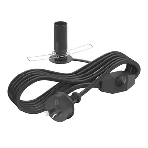 AU-Standard 2.5A 10A SAA-zugelassenes Flach kabel E27 E14 Salzlampen-Netz kabel mit Dimmersc halter Salz lampen kabel Wechselstrom kabel