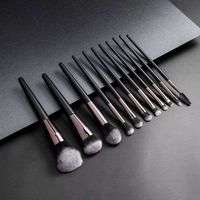 YDINI 11 pièces fond de teint lâche puissance cosmétique faire des pinceaux outil visage joue Contour fard à joues nez poudre Blush pour maquillage