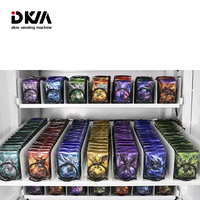 Distributeur automatique de cartes à collectionner DKM TCG, écran tactile 43 pouces, paiement sans espèces pour les packs de boosters, cartes sportives et cartes de collection