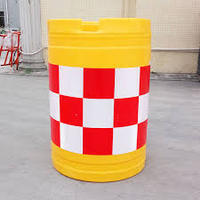 Barrières de circulation en plastique remplies d'eau pour karting, modèle 2025, vente en gros, barrières anti-collision pour pistes