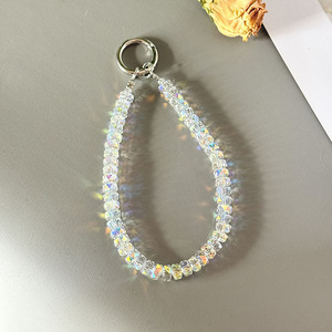 Correa para Teléfono con Cuentas de Cristal Brillantes y Elegantes, Colgante para iPhone, Accesorios para <span class=keywords><strong>Airpods</strong></span>, Bolsa, Cordón Colgante para Mujer - Product Image 6