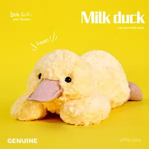 Peluche Ufficiale Dudu Milk Bear 31cm-50cm, Cuscino Compagno di Sonno Imbottito in Cotone PP per Giovani - Product Image 4