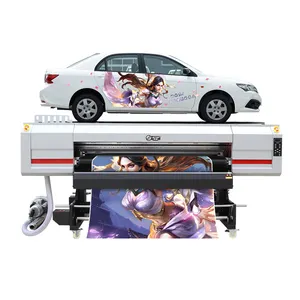Tipe baru LETOP 6FT Dual pcs I3200-U1 Printhead 1.8m Format besar Hybrid UV Flatbed Printer