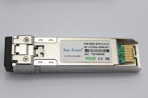 Transceptor SFP+ Bidi de 10g, 1270/1330nm, 20km, Módulo Óptico de Fibra Única para Switch, Top-bidi-sfp+-lh-27 - Product Image 5