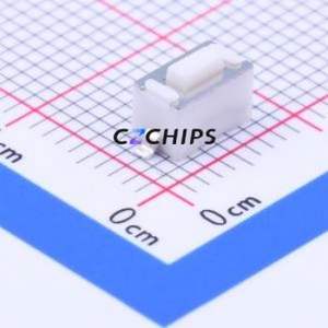 1TS002B-2500-4300-CT Tactile Switch SMD,3.5x6mm Switch Single Pole Single Throw Rectangle Button 2.5N Vertical Mount - Product Image 1