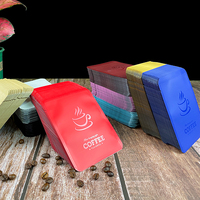 Düşük Minimum Sipariş Adediyle Stokta Baskılı Metalize 3 Taraflı Yapıştırmalı Poşet PET Kahve Damlatmalı Poşet Plastik Poşetler Isı Yalıtımlı Poşet Gıda Ambalajı