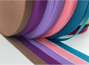 Colorful Heavyweight PP Woven Strap Webbing Tape Band For Bag And Luggage And Waistband